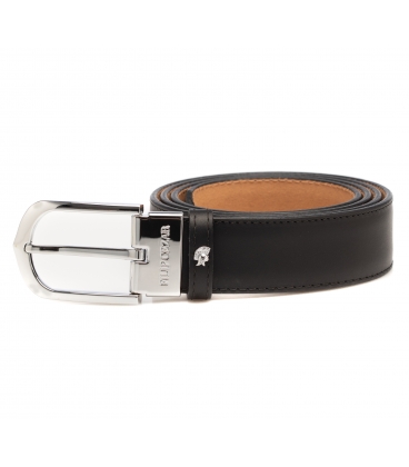 Leather Belt Filip Cezar Dark Brown