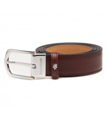 Leather Belt Filip Cezar Reddish Brown