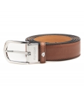 Leather Belt Filip Cezar Luxury Brown