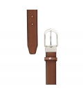 Leather Belt Filip Cezar Luxury Brown