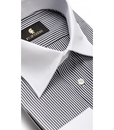 Filip Cezar Gray Lines Shirt