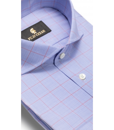 Filip Cezar Red Checked Shirt