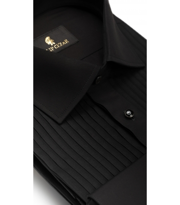 Filip Cezar Solid Black Shirt