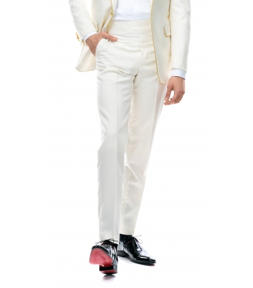 Filip Cezar Ivory Pants
