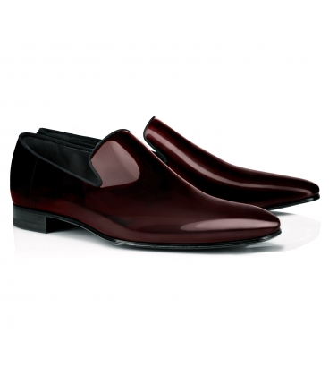 Pantofi Filip Cezar Patent Red Slippers