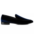 Pantofi Filip Cezar Luxury Blue Velvet