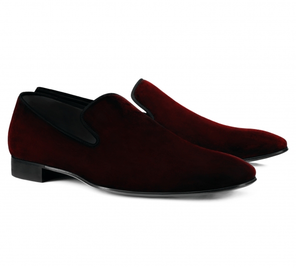 Filip Cezar Velvet Touch Red Shoes