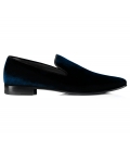 Filip Cezar Velvet Touch Blue Shoes