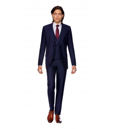 Costum Filip Cezar Dark Blue Stripe