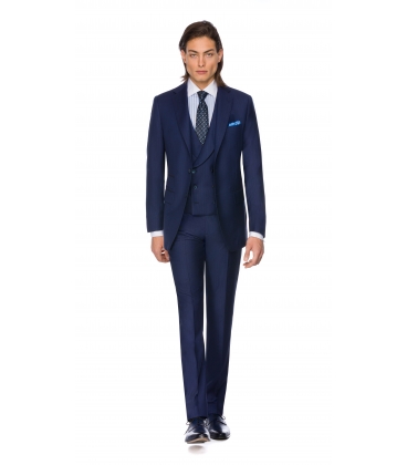 Costum Filip Cezar Blue Stripe