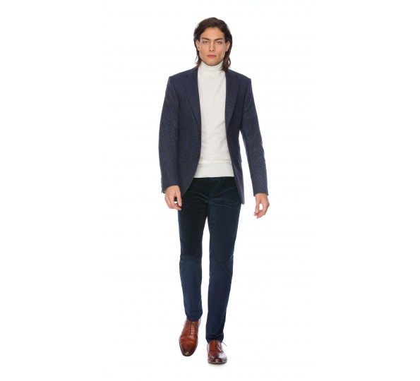 Costum Filip Cezar Blue Check