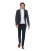 Filip Cezar Blue Check Suit