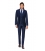 Costum Filip Cezar Navy Blue Check