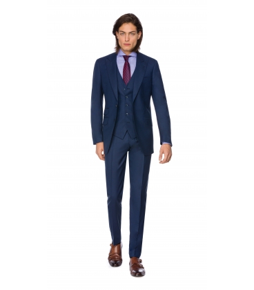 Costum Filip Cezar Cosmic Blue Check