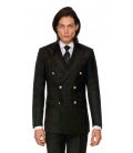 Filip Cezar Black & Gold Check Suit