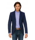 Filip Cezar Herringbone Blue Suit