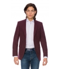Costum Filip Cezar Herringbone Red