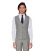 Filip Cezar Grey Check Waistcoat