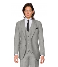 Filip Cezar Grey Check Waistcoat