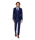 Filip Cezar Navy Blue Stripe Suit