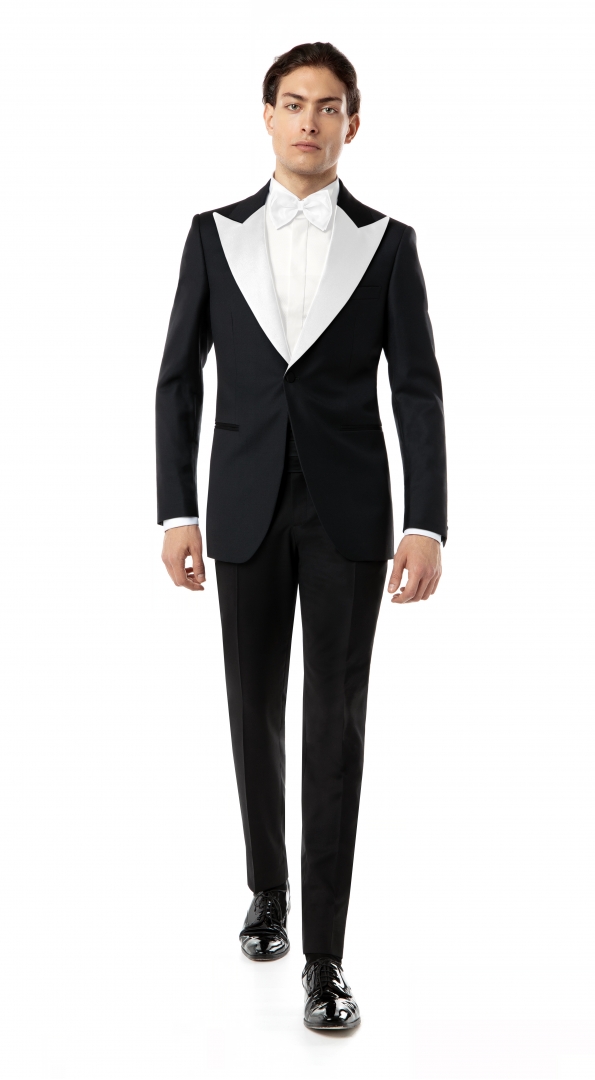 Filip Cezar Black & White Suit