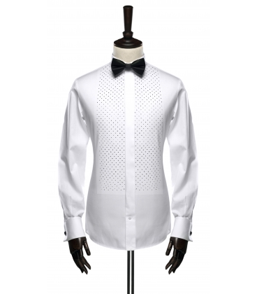 Camasa Cezar Exotic White Dots