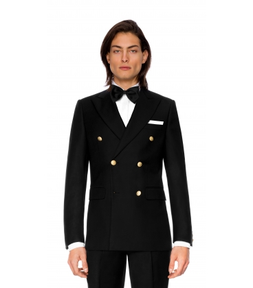 Filip Cezar Double Dark Suit