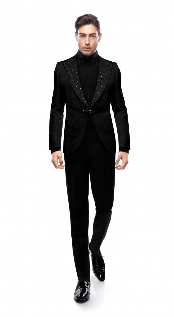 Filip Cezar Black Pearls Suit
