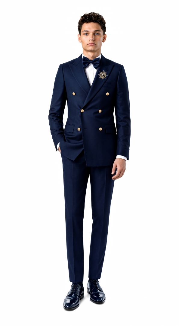 Costum Filip Cezar Double Blue