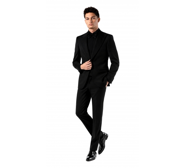 Filip Cezar Classic Black Suit