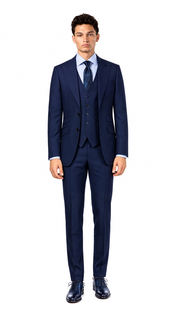 Costum Filip Cezar Royal Blue