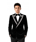 Costum Filip Cezar Velvet Black