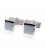 Butoni inoxidabili Cezar White Pearl
