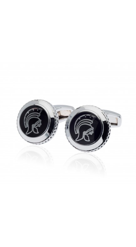 Butoni Cezar Round Silver