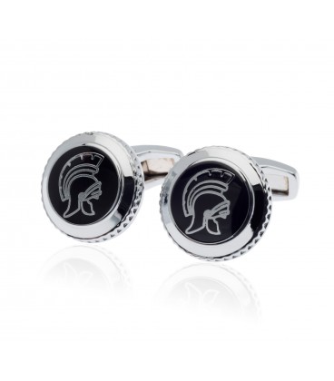 Butoni Cezar Round Silver