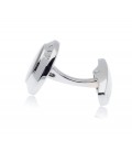 Cezar Round Diamond Cufflinks