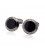 Cezar Gray Circle Cufflinks