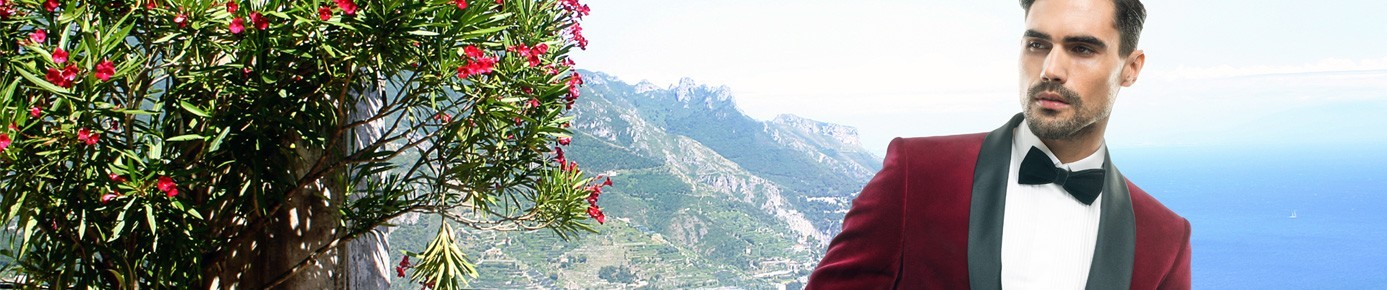 Filip Cezar Red Velvet Suit