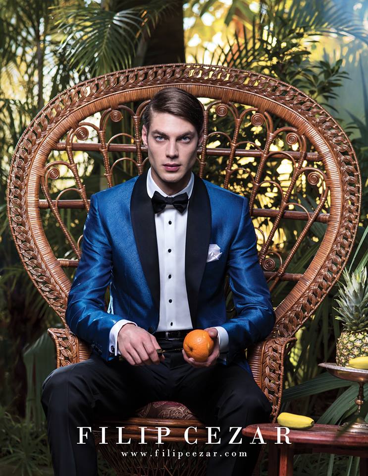 Costum la comanda Filip Cezar Shiny Blue