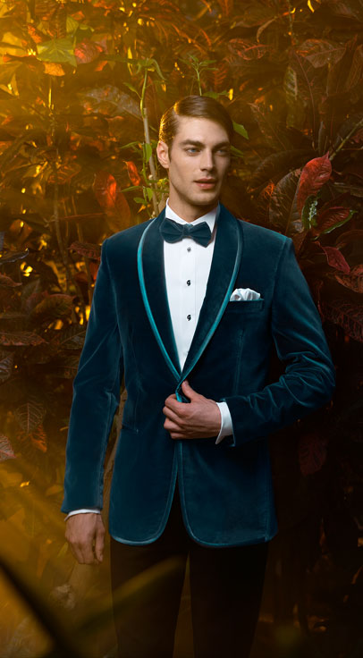 Costum de ceremonie Filip Cezar Aquamarine