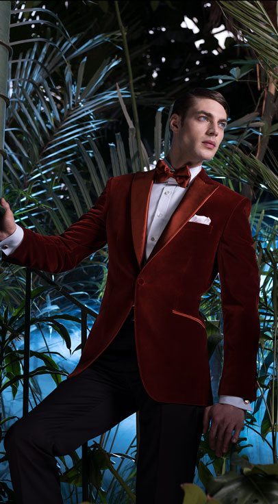 Costum de ceremonie Filip Cezar Brown Velvet